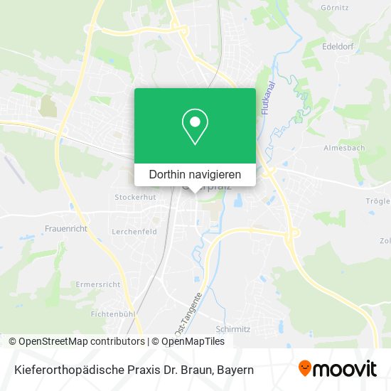 Kieferorthopädische Praxis Dr. Braun Karte