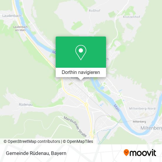 Gemeinde Rüdenau Karte