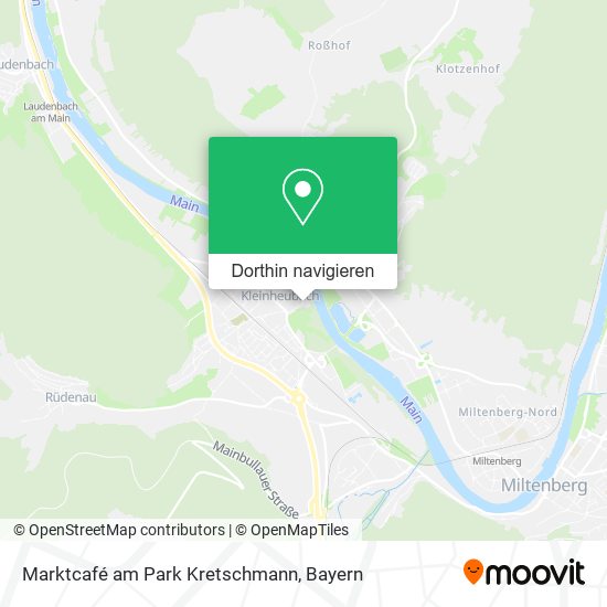 Marktcafé am Park Kretschmann Karte