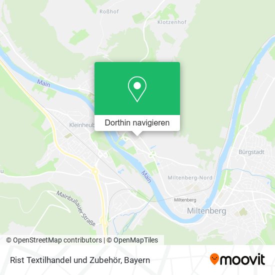 Rist Textilhandel und Zubehör Karte