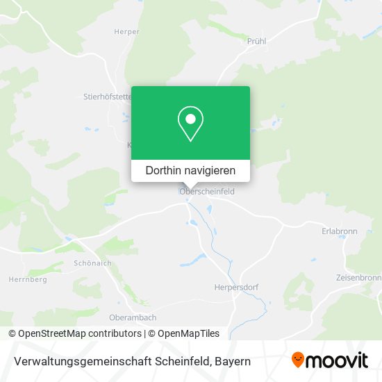 Verwaltungsgemeinschaft Scheinfeld Karte