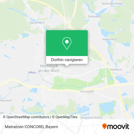 Matratzen CONCORD Karte