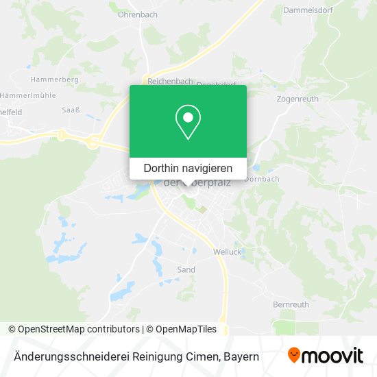 Änderungsschneiderei Reinigung Cimen Karte
