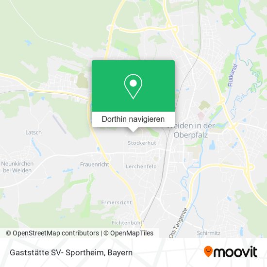 Gaststätte SV- Sportheim Karte