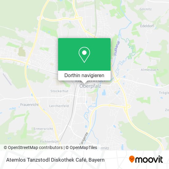 Atemlos Tanzstodl Diskothek Café Karte