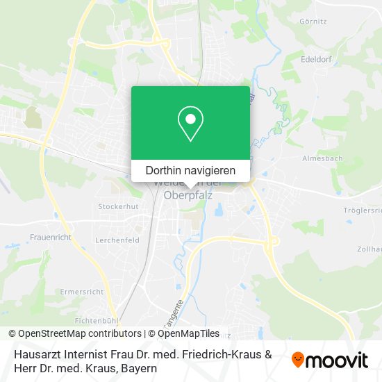 Hausarzt Internist Frau Dr. med. Friedrich-Kraus & Herr Dr. med. Kraus Karte