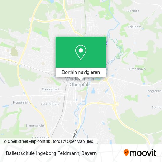 Ballettschule Ingeborg Feldmann Karte
