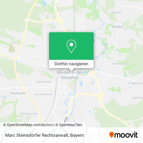 Marc Steinsdörfer Rechtsanwalt Karte