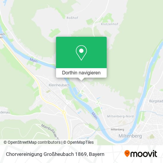 Chorvereinigung Großheubach 1869 Karte