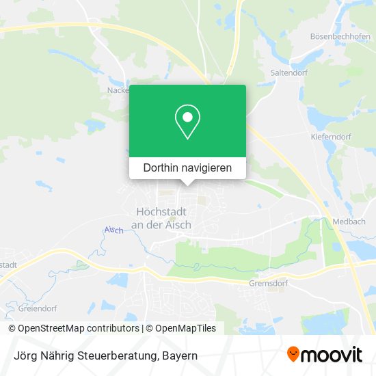 Jörg Nährig Steuerberatung Karte