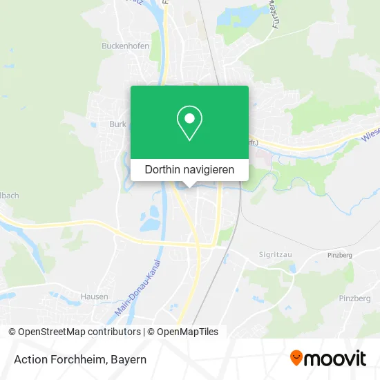 Action Forchheim Karte