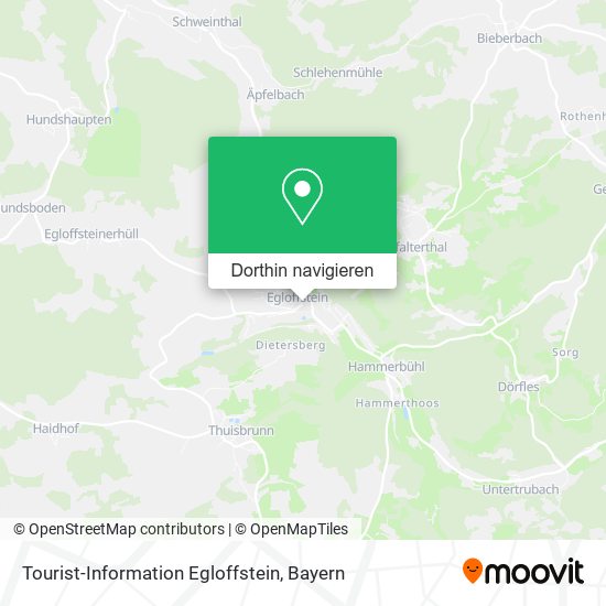 Tourist-Information Egloffstein Karte
