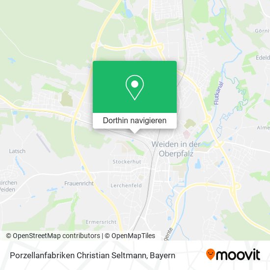 Porzellanfabriken Christian Seltmann Karte