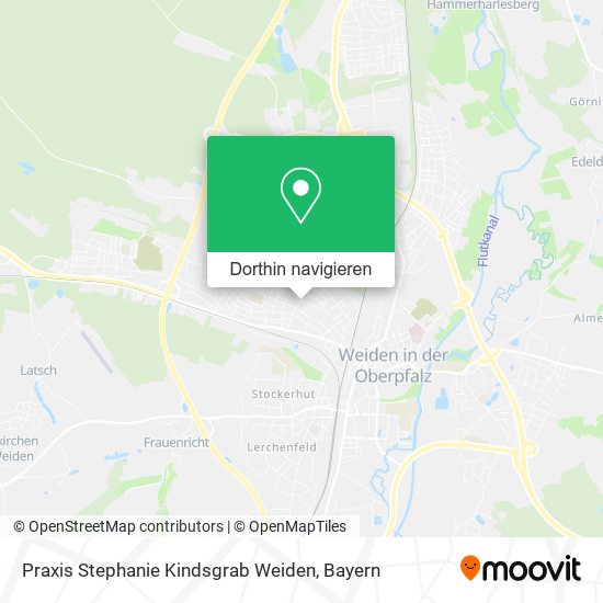 Praxis Stephanie Kindsgrab Weiden Karte