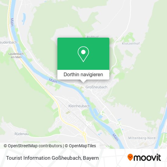 Tourist Information Goßheubach Karte