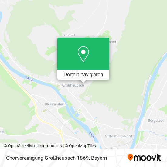Chorvereinigung Großheubach 1869 Karte