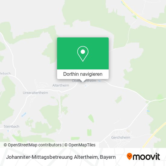 Johanniter-Mittagsbetreuung Altertheim Karte