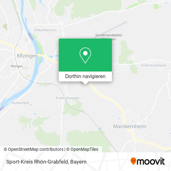 Sport-Kreis Rhön-Grabfeld Karte