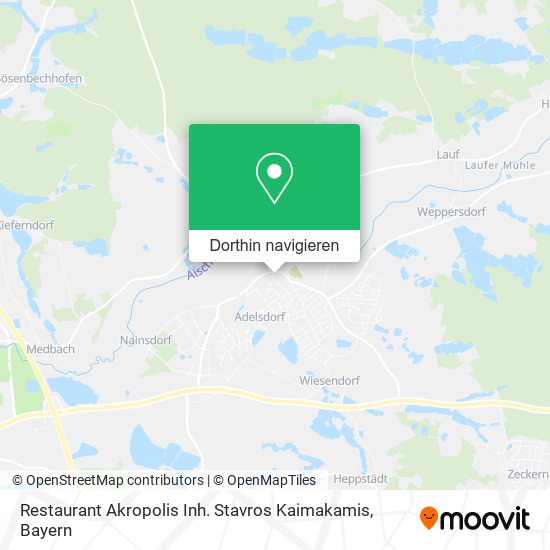 Restaurant Akropolis Inh. Stavros Kaimakamis Karte