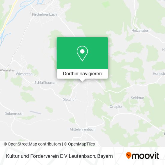 Kultur und Förderverein E V Leutenbach Karte