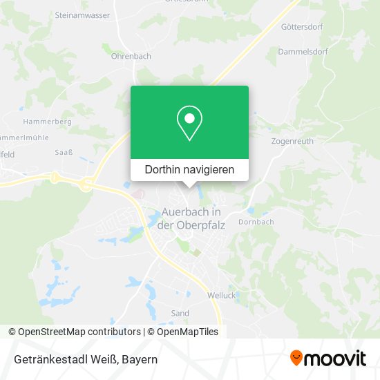 Getränkestadl Weiß Karte