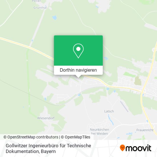 Gollwitzer Ingenieurbüro für Technische Dokumentation Karte