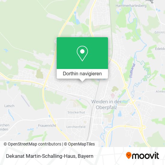 Dekanat Martin-Schalling-Haus Karte