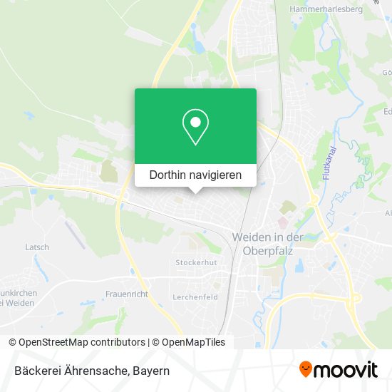 Bäckerei Ährensache Karte