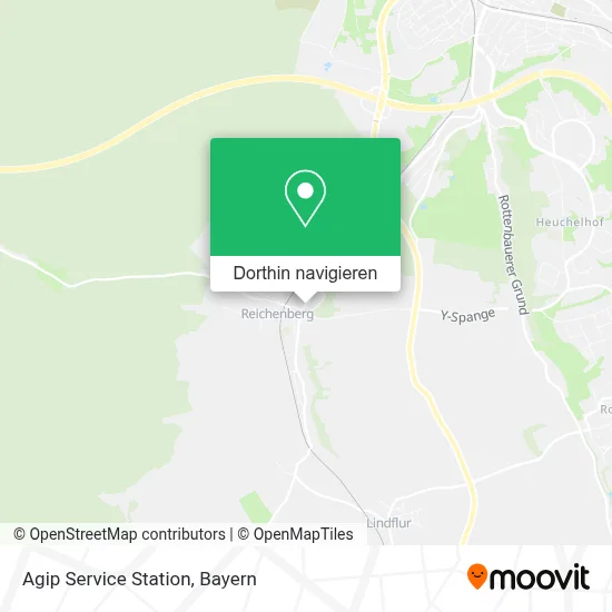 Agip Service Station Karte