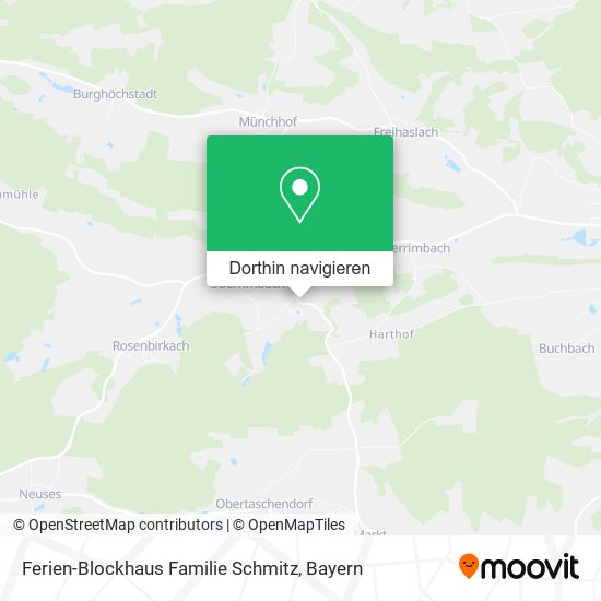 Ferien-Blockhaus Familie Schmitz Karte