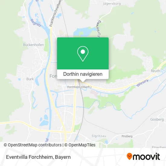 Eventvilla Forchheim Karte