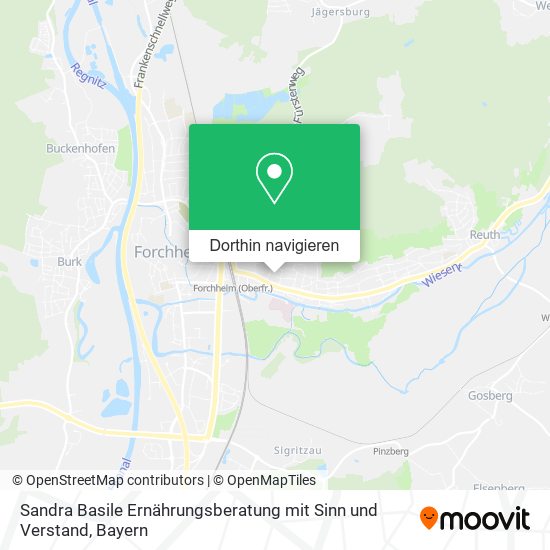 Sandra Basile Ernährungsberatung mit Sinn und Verstand Karte