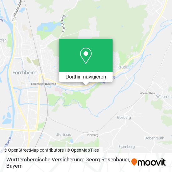 Württembergische Versicherung: Georg Rosenbauer Karte