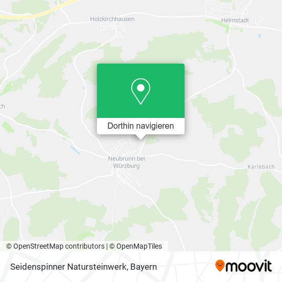 Seidenspinner Natursteinwerk Karte
