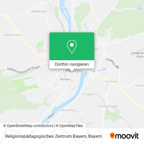 Religionspädagogisches Zentrum Bayern Karte