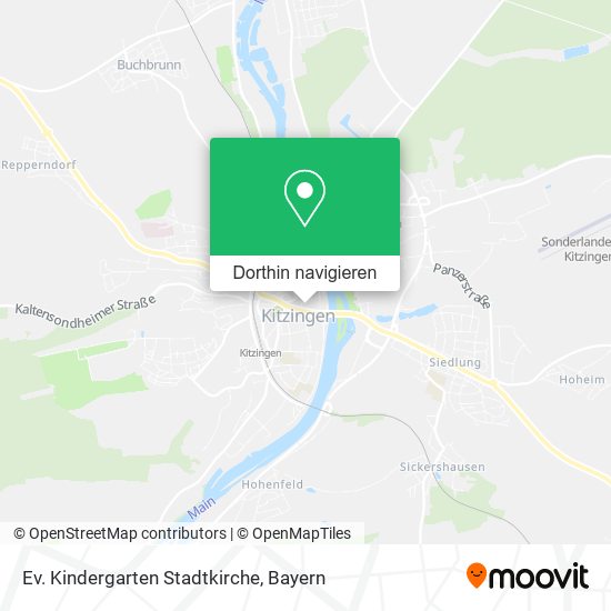 Ev. Kindergarten Stadtkirche Karte