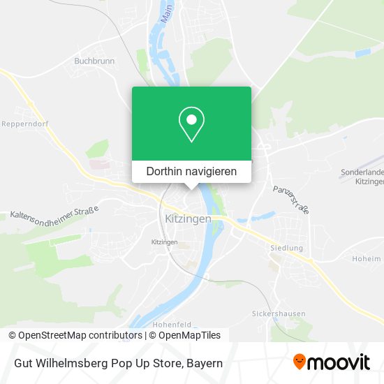 Gut Wilhelmsberg Pop Up Store Karte