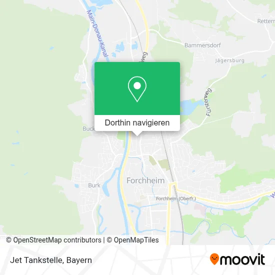 Jet Tankstelle Karte