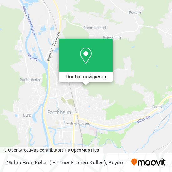 Mahrs Bräu Keller ( Former Kronen-Keller ) Karte