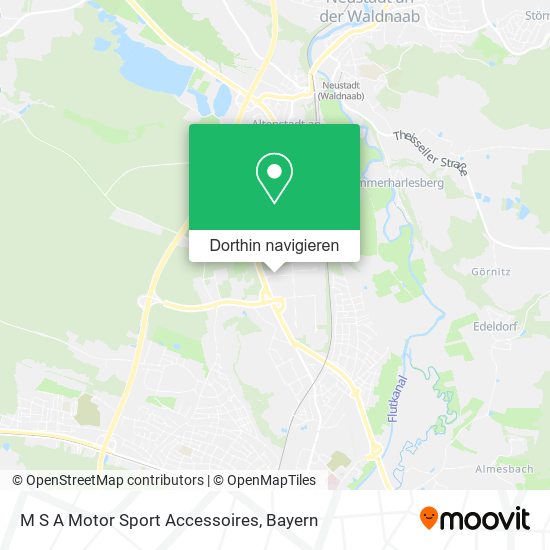 M S A Motor Sport Accessoires Karte