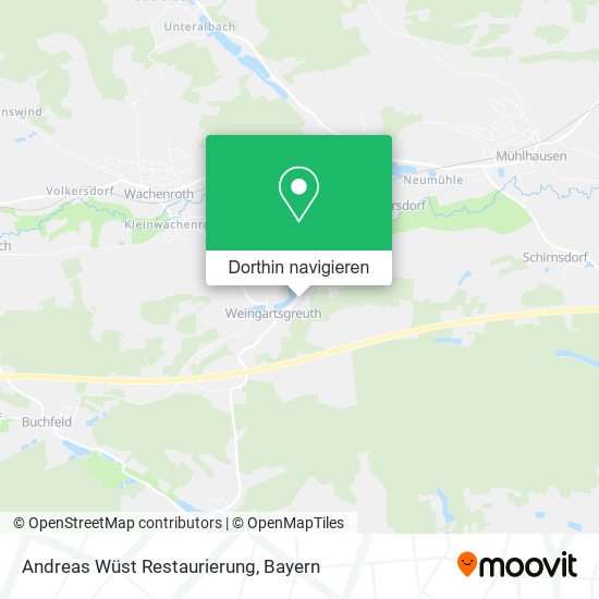 Andreas Wüst Restaurierung Karte