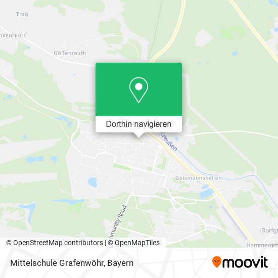 Mittelschule Grafenwöhr Karte
