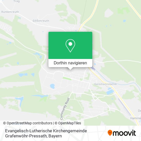 Evangelisch-Lutherische Kirchengemeinde Grafenwöhr-Pressath Karte