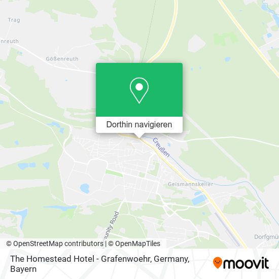 The Homestead Hotel - Grafenwoehr, Germany Karte