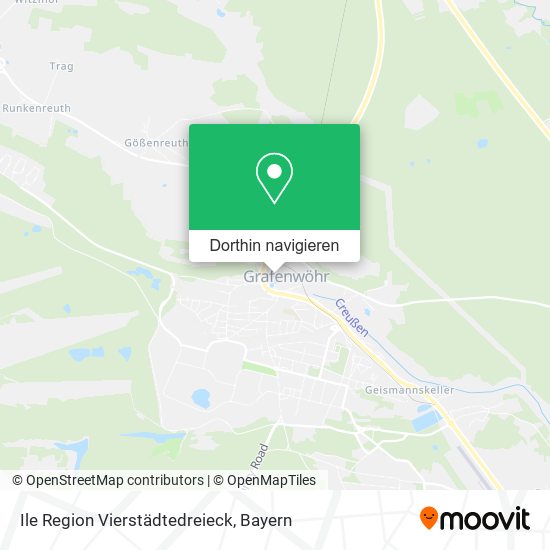 Ile Region Vierstädtedreieck Karte