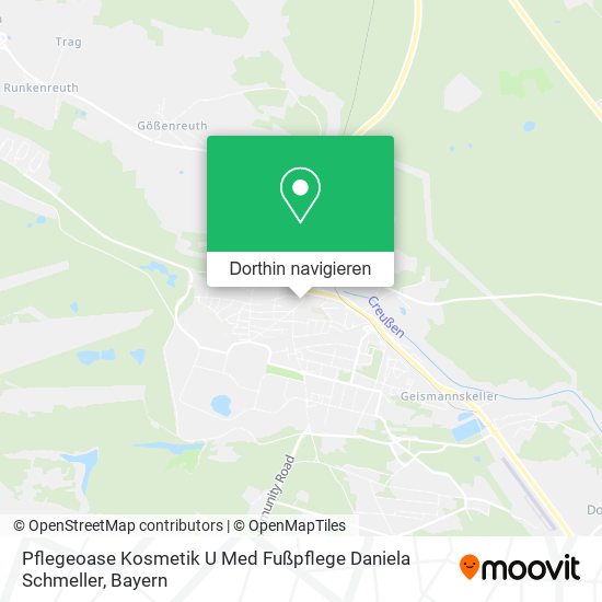 Pflegeoase Kosmetik U Med Fußpflege Daniela Schmeller Karte