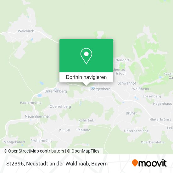 St2396, Neustadt an der Waldnaab Karte
