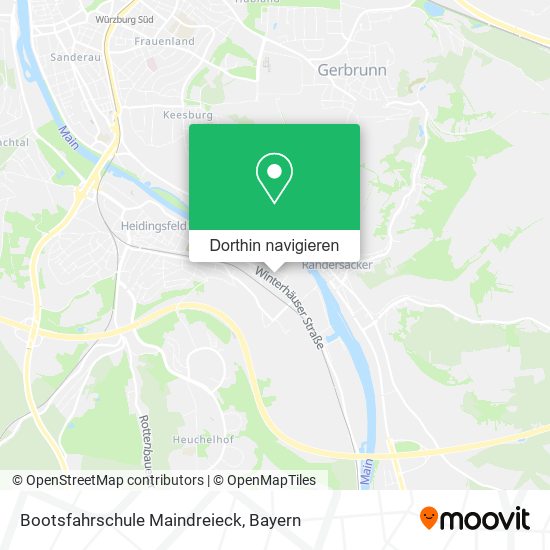 Bootsfahrschule Maindreieck Karte