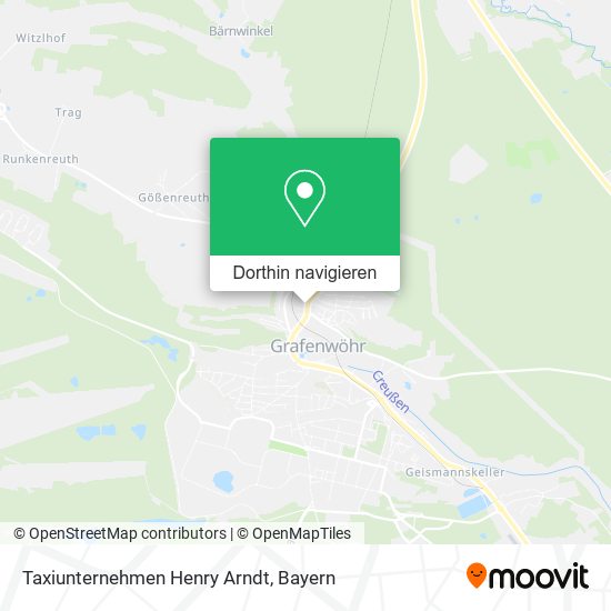Taxiunternehmen Henry Arndt Karte
