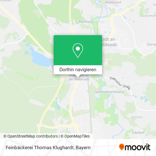 Feinbäckerei Thomas Klughardt Karte